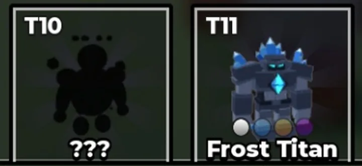 Index cards: tier 10 undiscovered and the Frost Titan