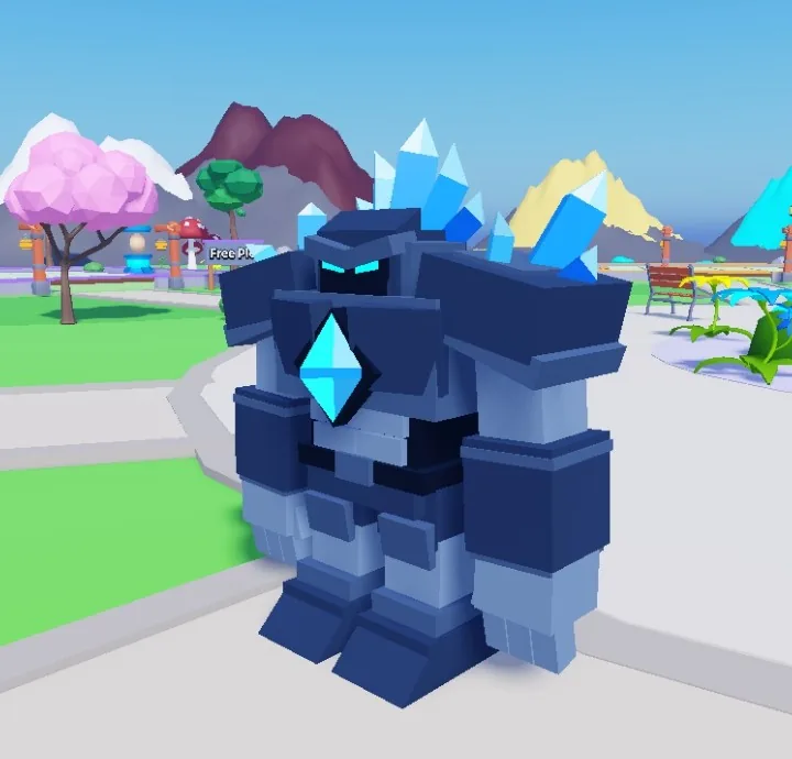 Frost Titan standing in the game world